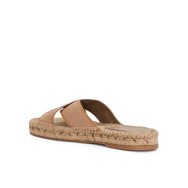 NIB OFF-WHITE Romantic Criss Cross Espadrilles Slides Shoes Beige EU 37 US 6 1/2