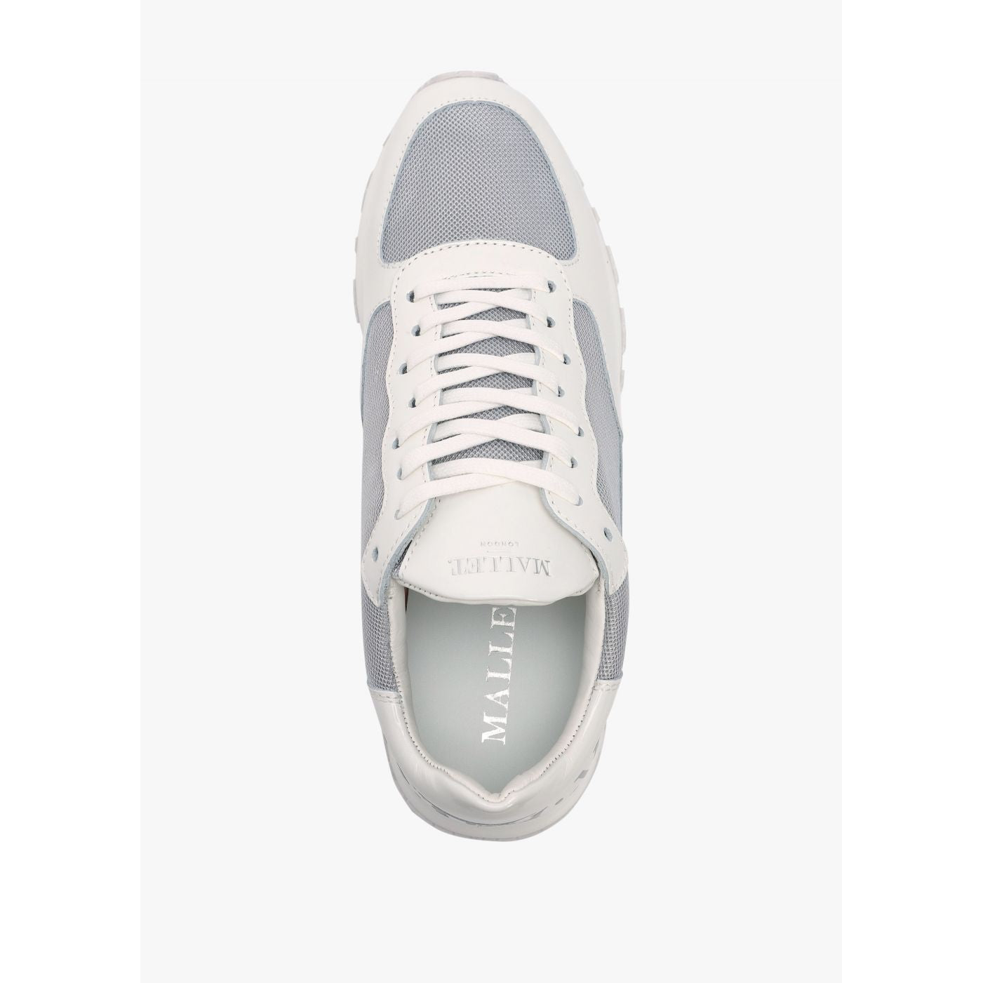 Mens Popham Trainers In White Chrome