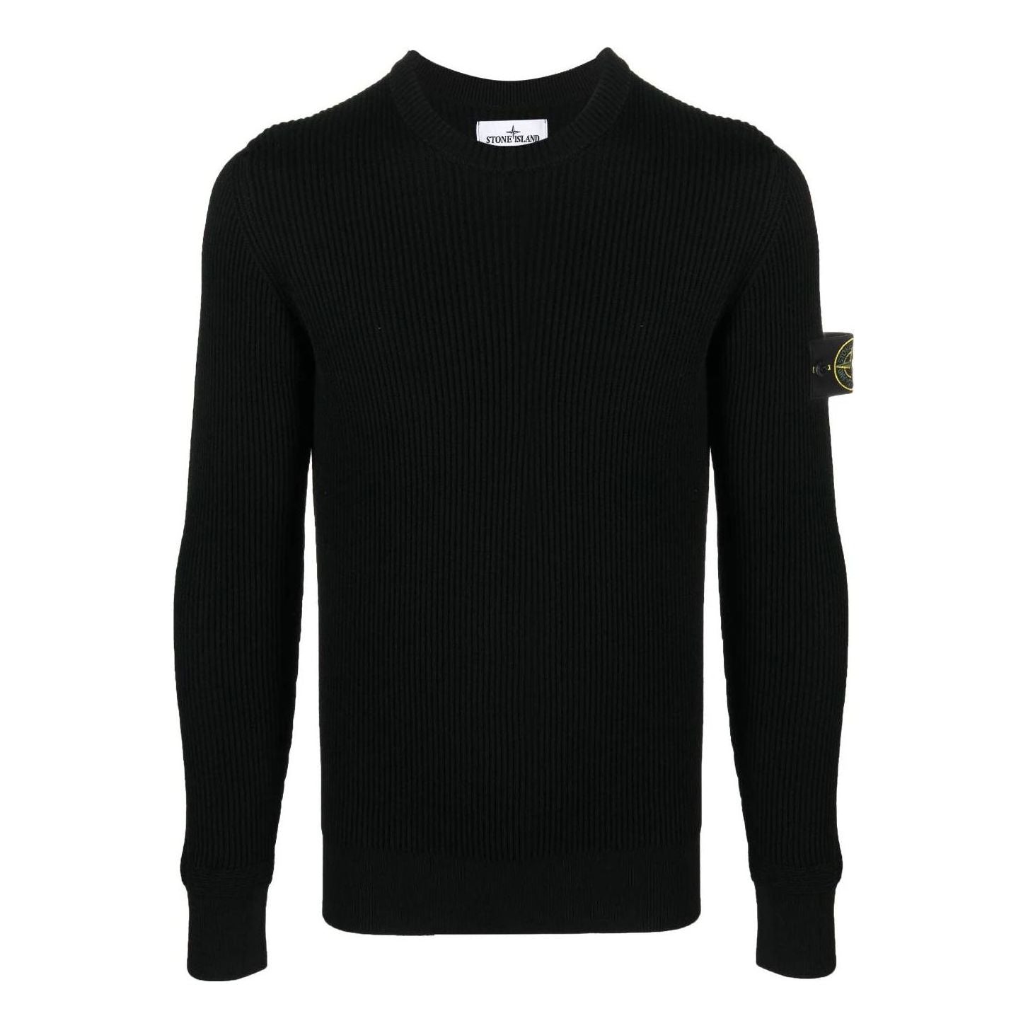 STONE ISLAND Knitted Sweater 'Black' 7915553C2-A0029