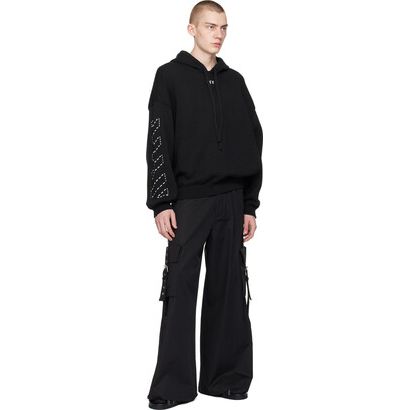 Off-White Black Cloud Criss Cross Slides
