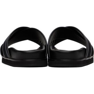 Off-White Black Cloud Criss Cross Slides