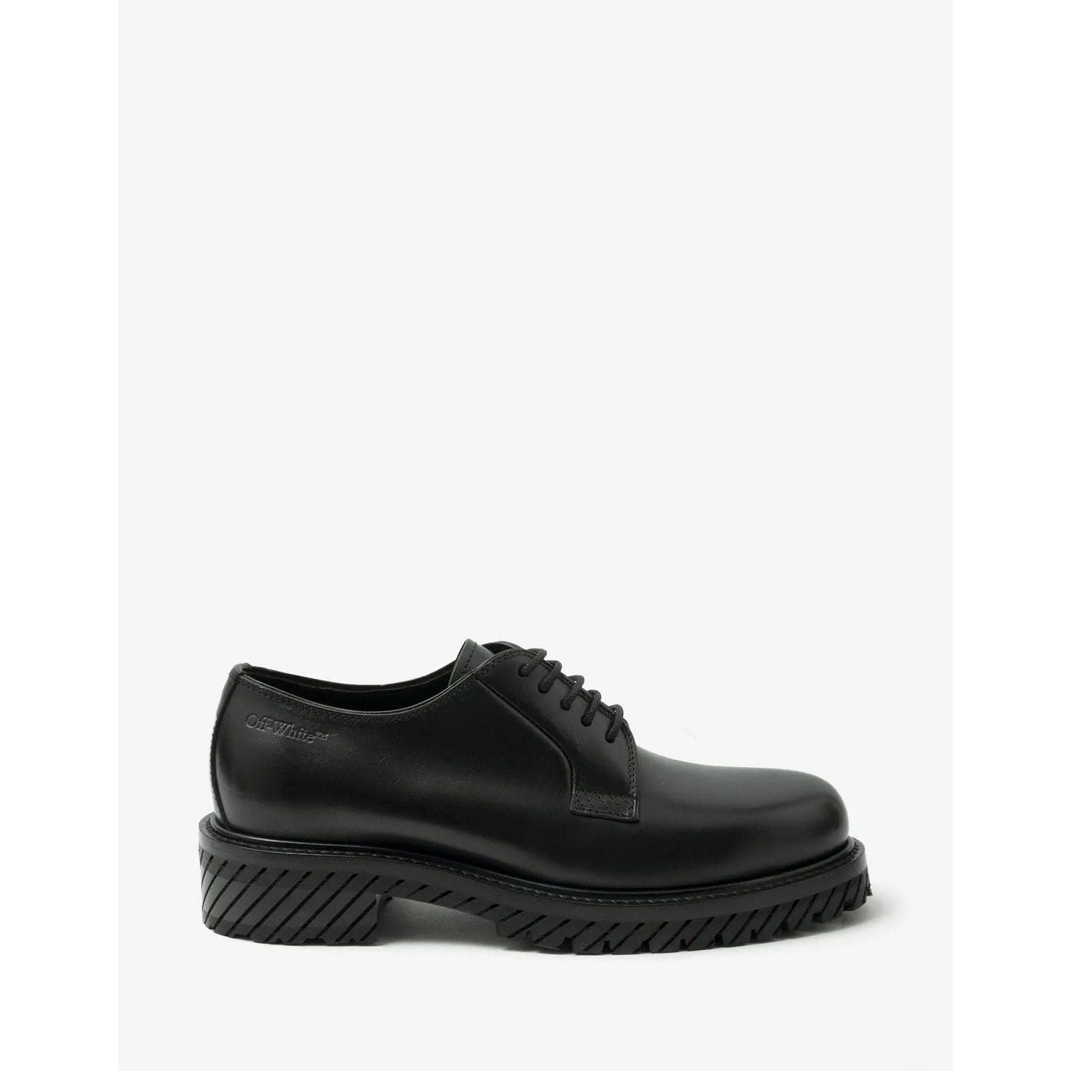 Off-White Black Military Derby Shoes