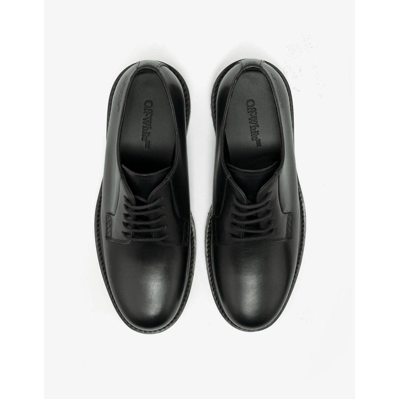 Off-White Black Military Derby Shoes