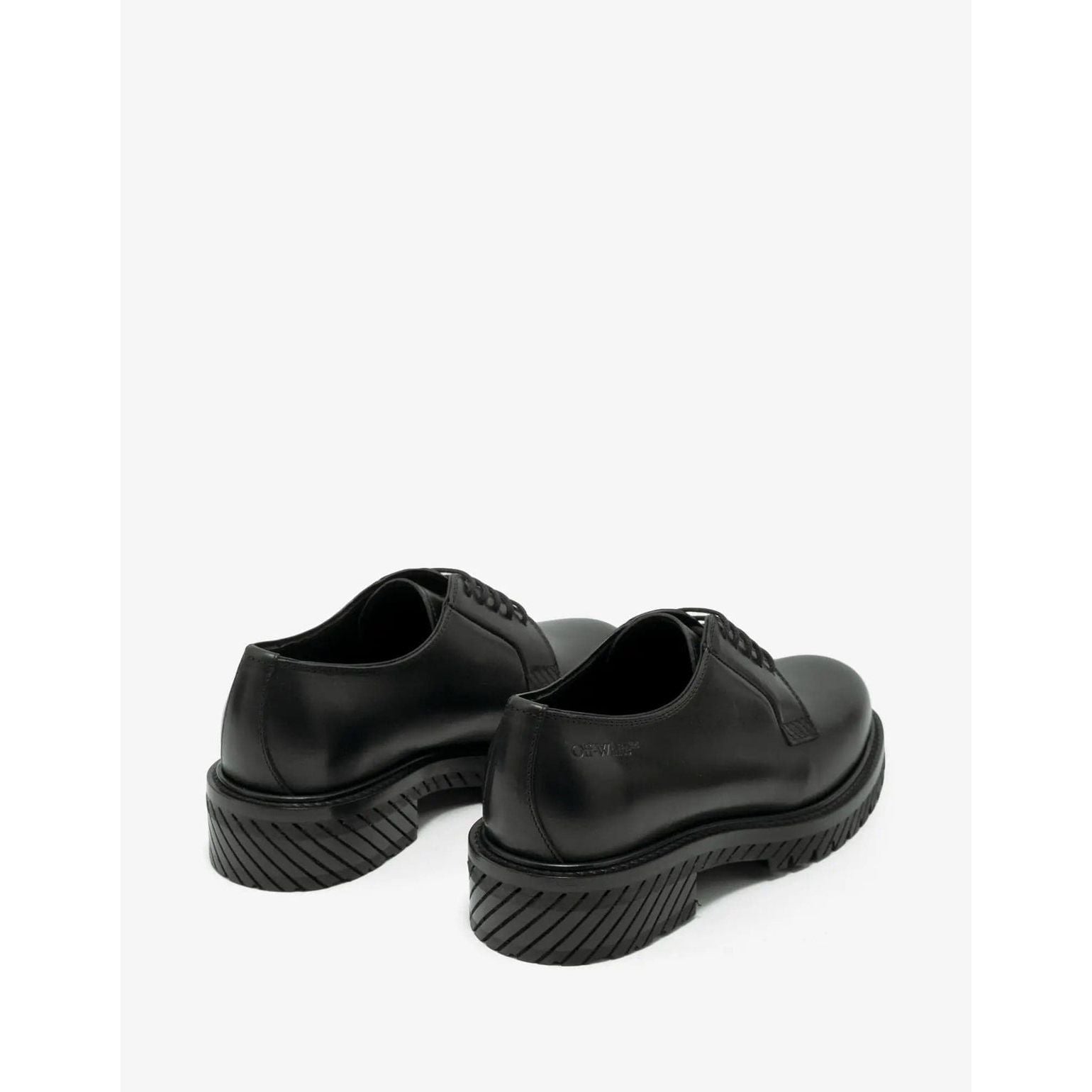 Off-White Black Military Derby Shoes