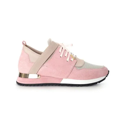 MALLET BTLR ELAST Pink Women's Low-Top Lace Up Trainer Shoes Size UK5 \/US6 \/EU38