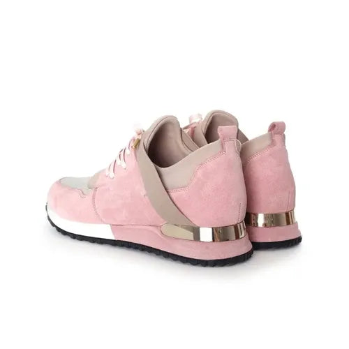 MALLET BTLR ELAST Pink Women's Low-Top Lace Up Trainer Shoes Size UK5 \/US6 \/EU38
