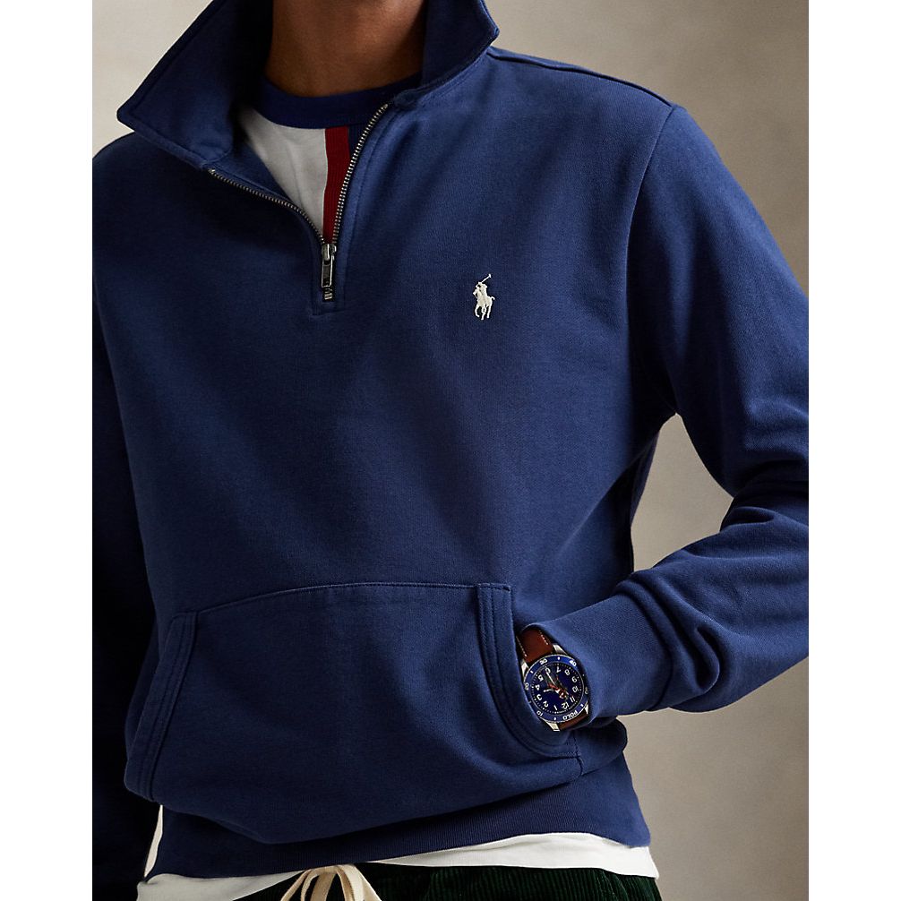 Loopback Fleece Quarter-Zip Sweatshirt
