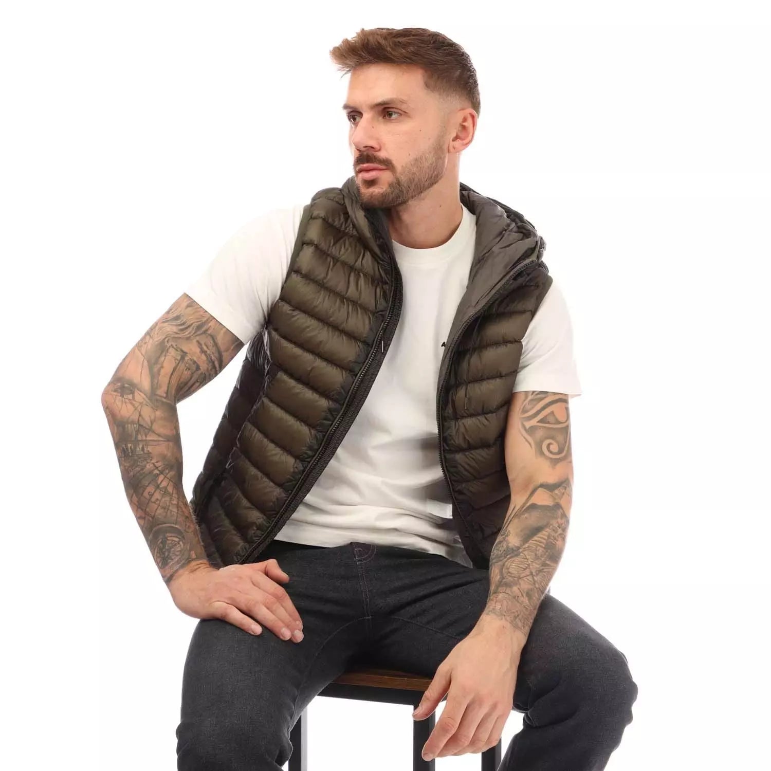 C.P. Company  Shell Gilet Green